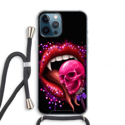Dodelijk zoet: iPhone 12 Pro Transparant Hoesje met koord