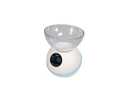 Digitale keukenweegschaal 5 kg / 1 g met temperatuur / klok / alarm / timer - Velleman