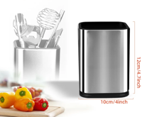 ChefPro - Luxe RVS Universeel Mesblok met Antibacteriële Eigenschappen ChefPro - Luxe RVS Universeel Mesblok met Antibacteriële Eigenschappen