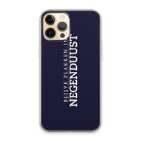 Blijve plakken in Negenduust: iPhone 13 Pro Max Transparant Hoesje