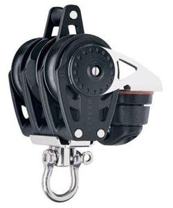 Harken 40c 3-schijfsblok Met Hondsvot, Ratel En Klem Default
