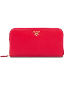 Prada portefeuille en cuir - Rouge