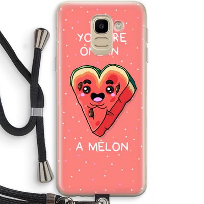 One In A Melon: Samsung Galaxy J6 (2018) Transparant Hoesje met koord