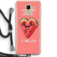 One In A Melon: Samsung Galaxy J6 (2018) Transparant Hoesje met koord