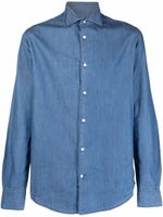 Deperlu chemise en jean à boutonnière - Bleu Deperlu chemise en jean à boutonnière - Bleu