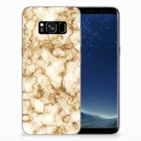 Samsung Galaxy S8 | TPU | Siliconen hoesje | Marmer Goud
