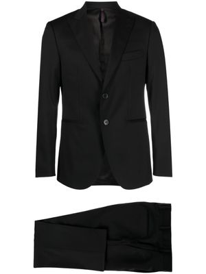 Château Lafleur-Gazin costume à veste à simple boutonnage - Noir
