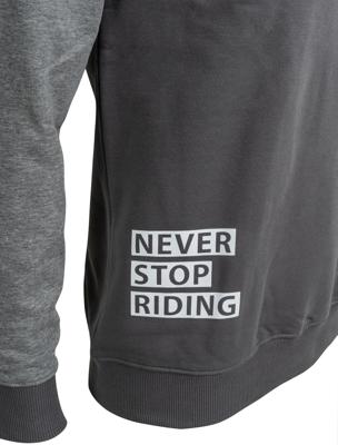 CONTEC sweatshirt met lange mouwen "never stop riding"