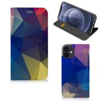 iPhone 12 Mini Stand Case Polygon Dark