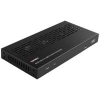 LINDY 4K30 HDMI & USB over IP Extender - Encoder HDMI-extender HDMI, USB-B, Audio-Line-in, IR (3.5 mm Jackplug) 100 m