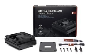 Noctua NH-L9a-AM4 chromax.black Processor Koeler 9,2 cm Zwart
