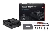 Noctua NH-L9a-AM4 chromax.black Processor Koeler 9,2 cm Zwart - thumbnail