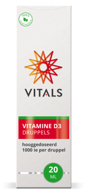 Vitals Vitamine D3 1000 IE Druppels