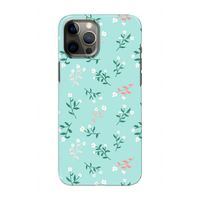 Small white flowers: Volledig geprint iPhone 12 Hoesje