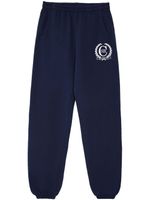 Sporty & Rich pantalon de jogging Crest en coton - Bleu