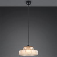 Trio Klassieke hanglampAbella amber glas - R36761013