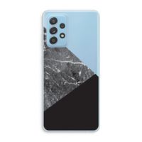 Combinatie marmer: Samsung Galaxy A73 Transparant Hoesje