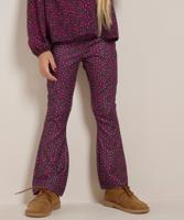 flared fit broek met print
