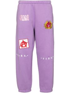 Natasha Zinko pantalon de jogging Fire ample - Violet