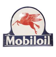 Mobiloil Emaille Bord - 42 x 34 cm Mobiloil Emaille Bord - 42 x 34 cm