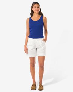 HEMA Dames Korte Broek Ivy Wit (wit)