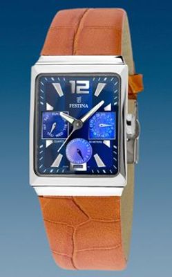 Horlogeband Festina F16139-7 Leder Cognac 23mm