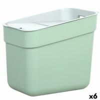 Vuilnisemmer Curver Groen Plastic 20 L (6 Stuks)