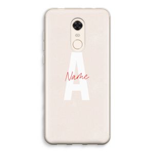 Strawberry Milkshake: Xiaomi Redmi 5 Transparant Hoesje