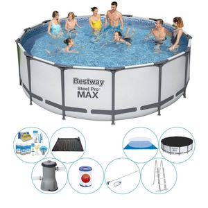 Bestway Steel Pro MAX Rond 427x122 cm - Zwembad Met Accessoires