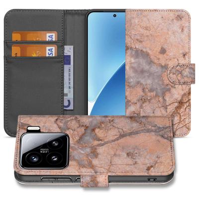 Xiaomi 15 | Bookcase | Marmer Oranje