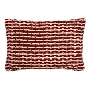 Dutch Decor - DANA - Sierkussen van katoen Merlot 40x60 cm - rood