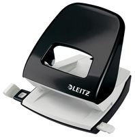 Leitz WOW perforator, 30 blad, zwart, op blister - thumbnail