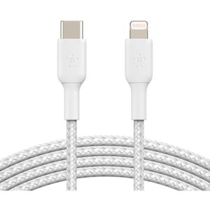 Belkin BOOSTCHARGE gevlochten USB-C naar Lightning kabel 2 meter