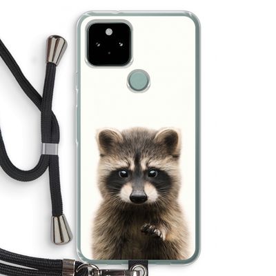 Rocco: Pixel 5 Transparant Hoesje met koord