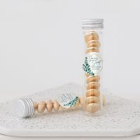 Bruiloftbedankje plastic snoepbuisje Golden Green - thumbnail