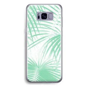 Palmbladeren: Samsung Galaxy S8 Plus Transparant Hoesje