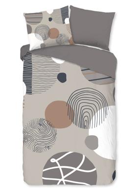 Good Morning Dekbedovertrek "" - Grijs - (140x200/220 cm) - Katoen