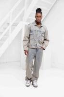 Off The Pitch Bullet Denim Set Heren Blauw/Beige - Maat S - Kleur: Beige | Soccerfanshop