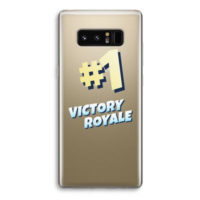 Victory Royale: Samsung Galaxy Note 8 Transparant Hoesje