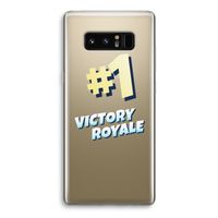 Victory Royale: Samsung Galaxy Note 8 Transparant Hoesje