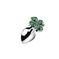 XR Brands Lucky Clover Gem - Butt Plug - Large