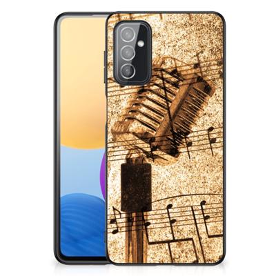 Samsung Galaxy M52 Silicone Back Case Bladmuziek