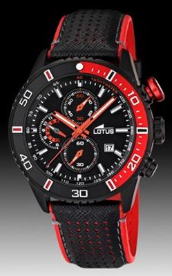 Horlogeband Lotus 15790-3 Kunststof/Plastic Zwart 24mm