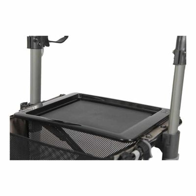 Dienblad Track rollator | Wheelz Ahead | Voor kopje koffie of bord | Donkergrijs | TR-D