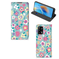 OPPO A74 4G Smart Cover Flower Power - thumbnail