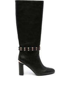 Just Cavalli bottes à détails de clous - Noir