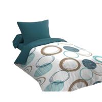 Dekbedovertrek set HOME LINGE PASSION Groen 140 x 200 cm Cirkels