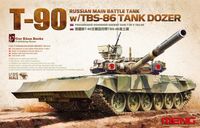 Meng 1/35 Russian Tank T-90 Tank Dozer - thumbnail