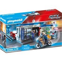 PLAYMOBIL City Action - Politie: ontsnapping uit de gevangenis constructiespeelgoed 70568