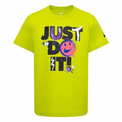 T-Shirt met Korte Mouwen voor kinderen Nike Nkb Express Yourself Jdi Ss Geel - Maat: 6-7 jaar